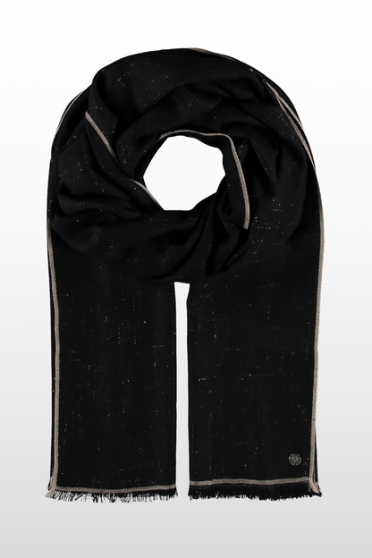 Flecked Metallic Evening Scarf