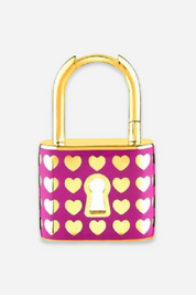 Heart Padlock Earring (Sold Individually)