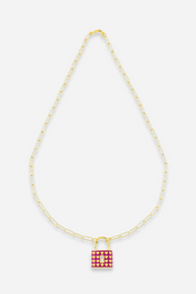 Heart Padlock Necklace