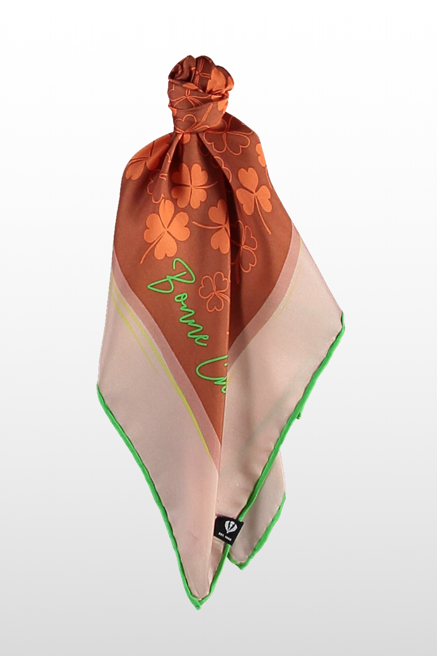 Bonne Chance Silk Square Neckie in Gift Box
