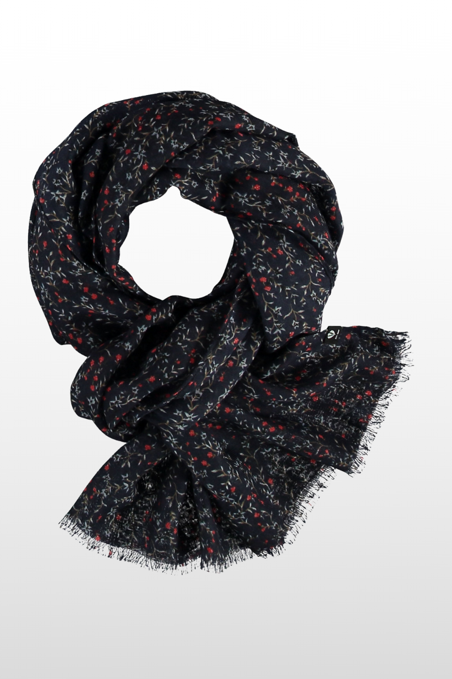 Mille Fleur Polyester Print Scarf