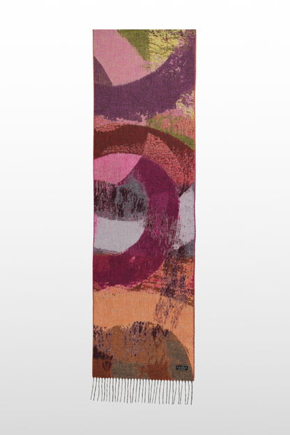 Sustainability Edition Painted Circles Recycled Scarf