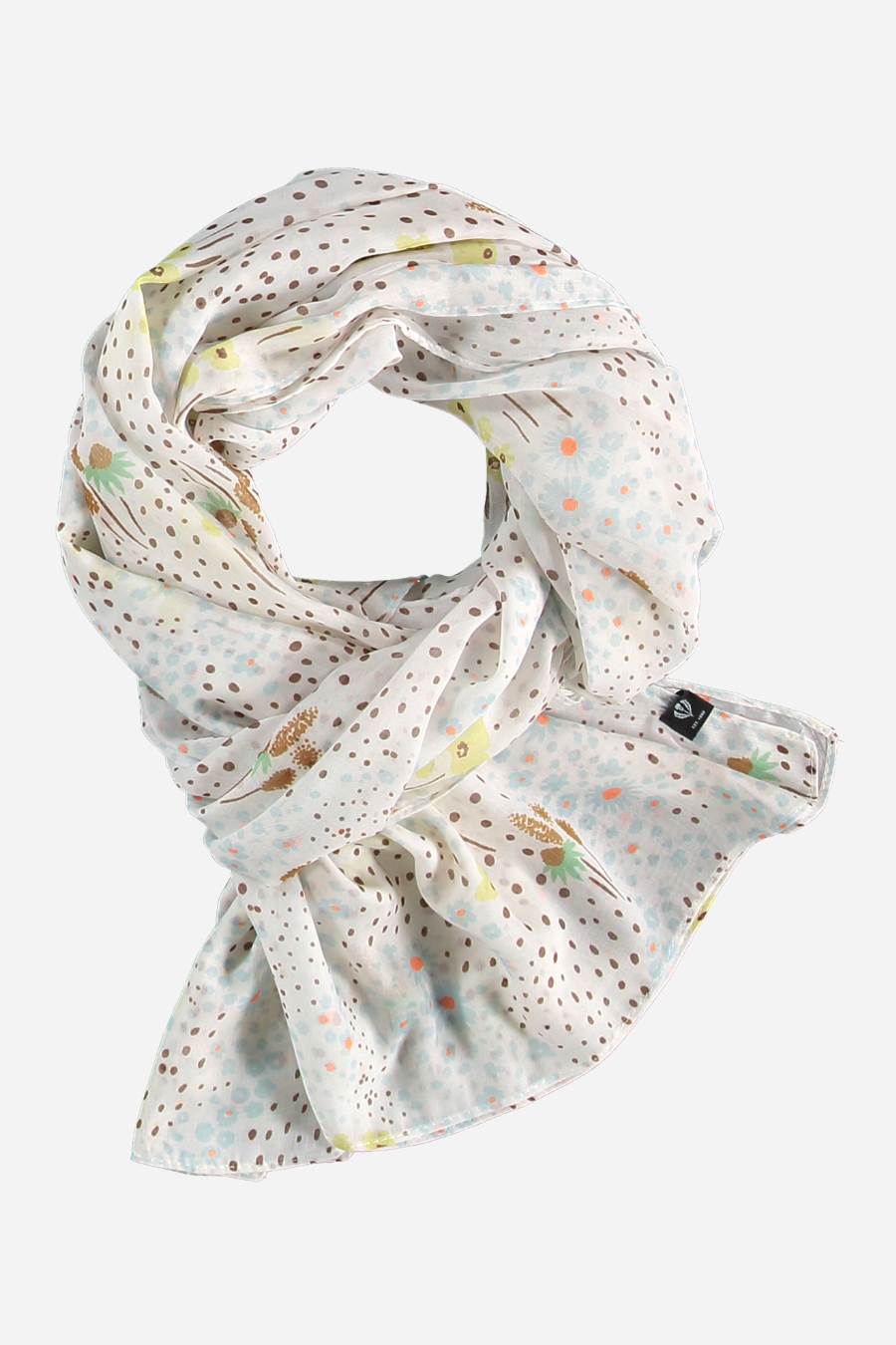 Ditsy Floral Polyester Print Wrap