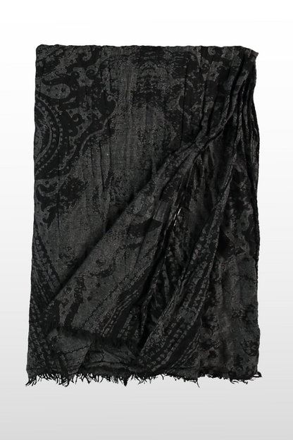 Paisley Burnout Cold Dye Wrap