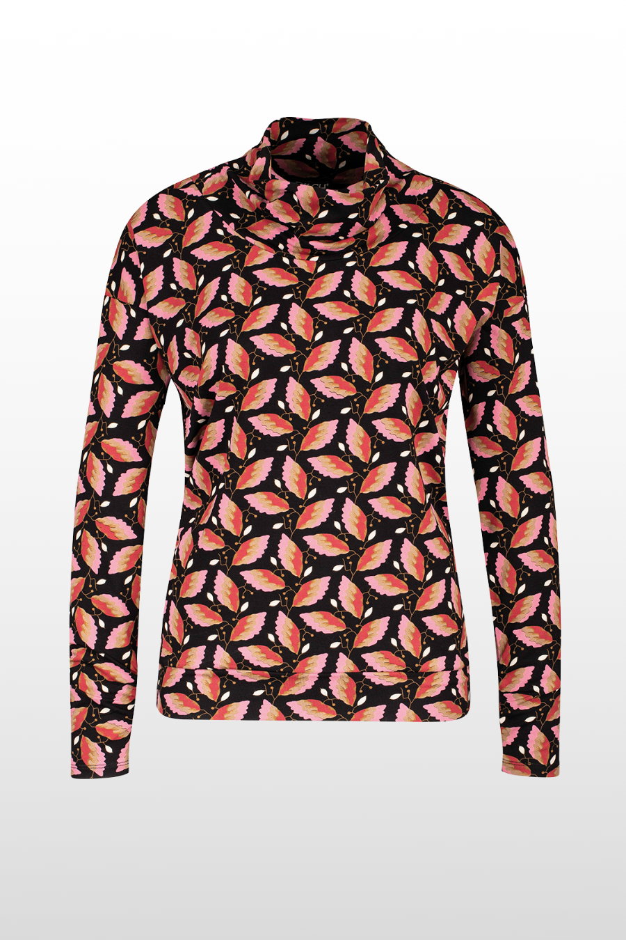 Patterned Roll Neck