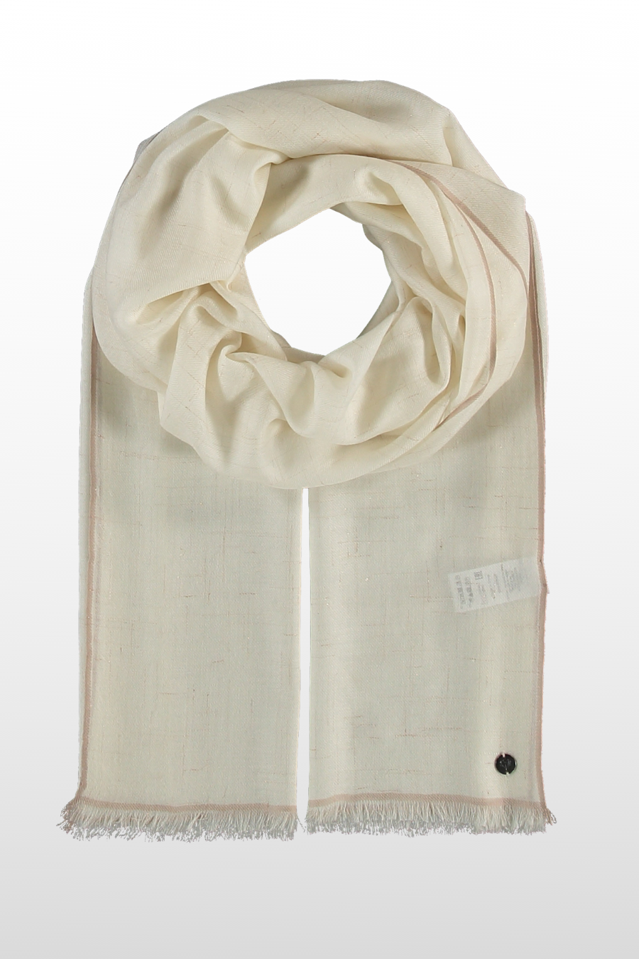 Flecked Metallic Evening Scarf