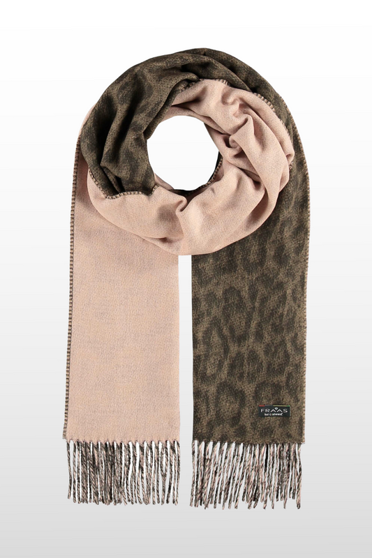 Two Tone Leo Woven Cashmink® Scarf