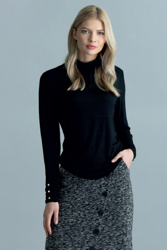 Turtleneck Long Sleeve Top