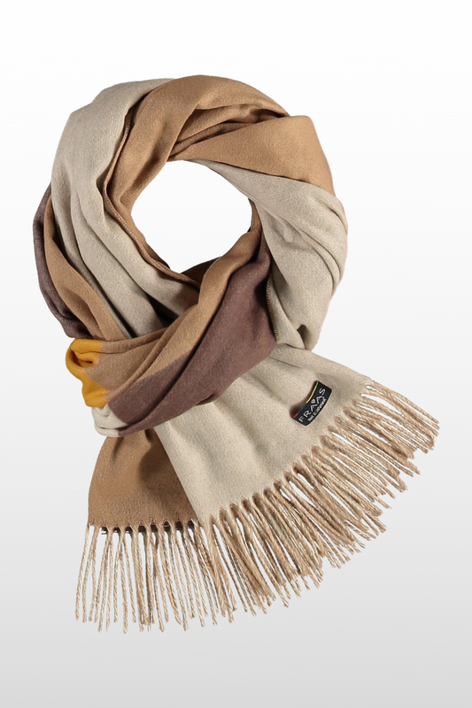 Diagonal Block Stripe Cashmink® Wrap Scarf
