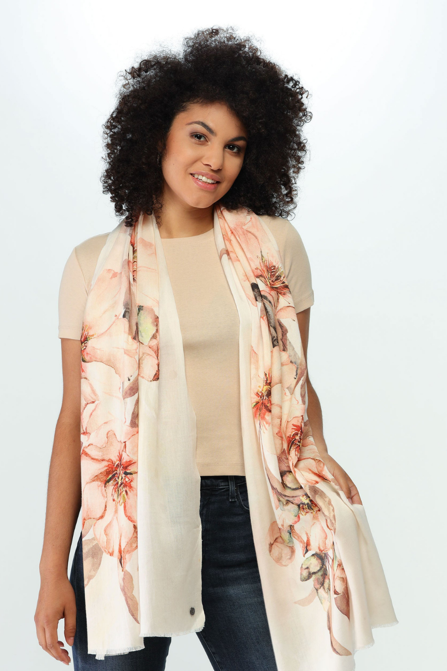 Sustainability Edition: Floral Tropic Reclaimed Cotton Wrap