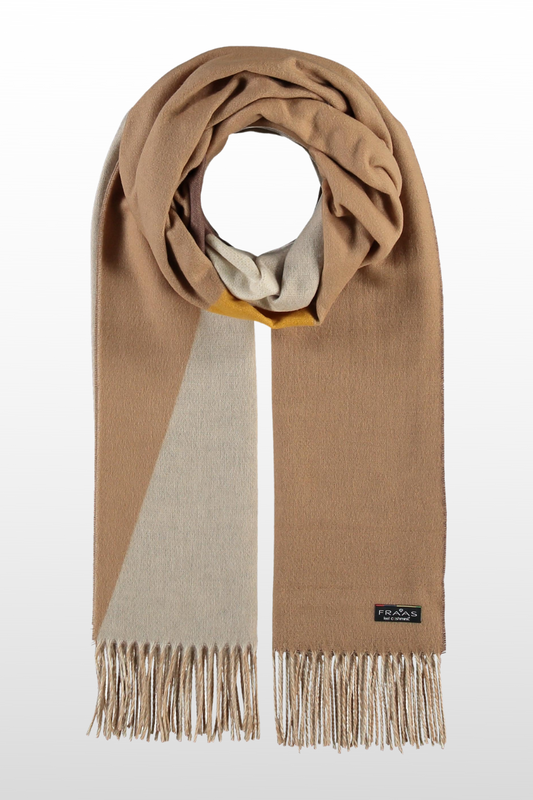 Diagonal Block Stripe Cashmink® Wrap Scarf