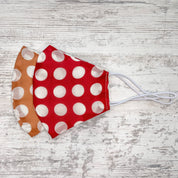 Polka Dot Silk Mask