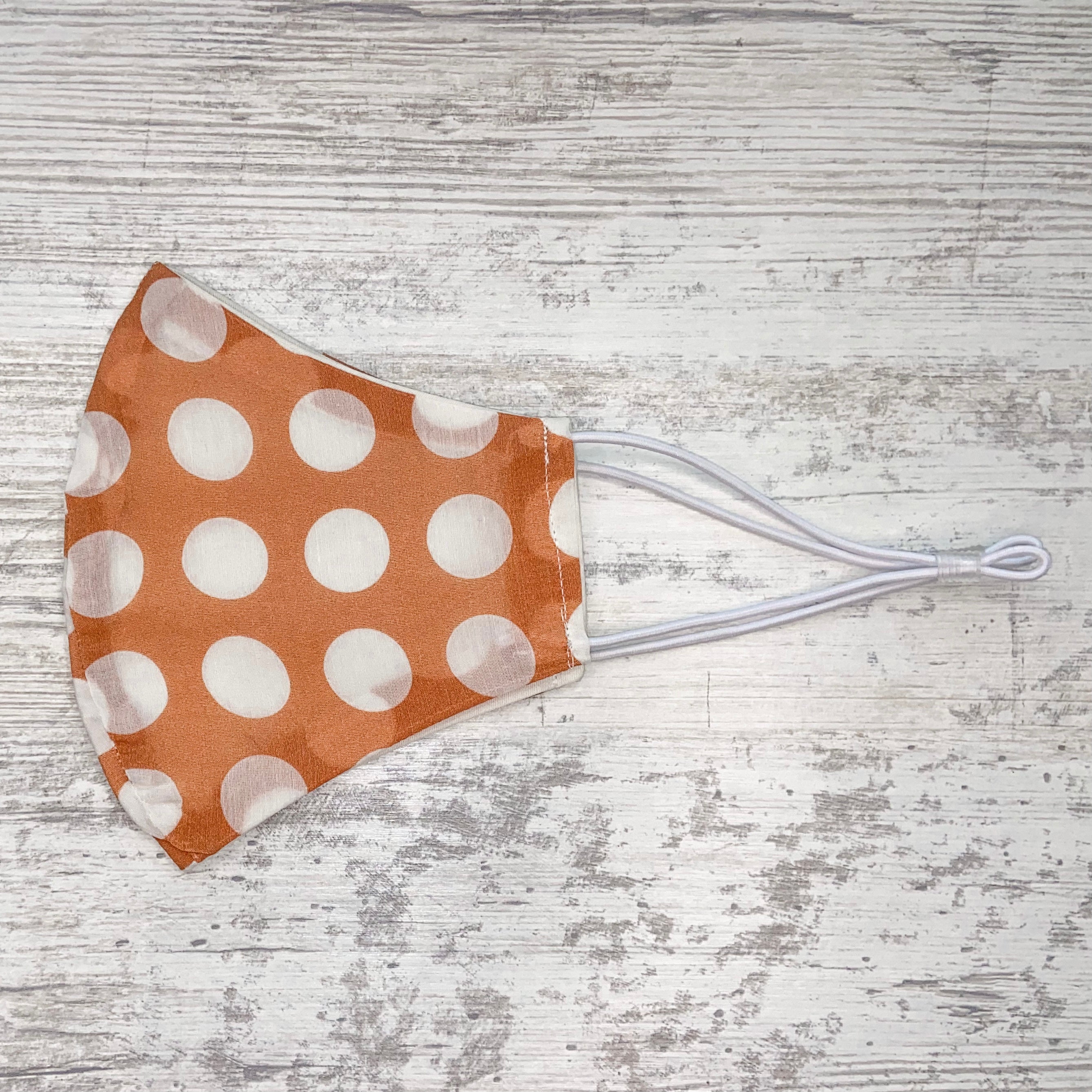 Polka Dot Silk Mask