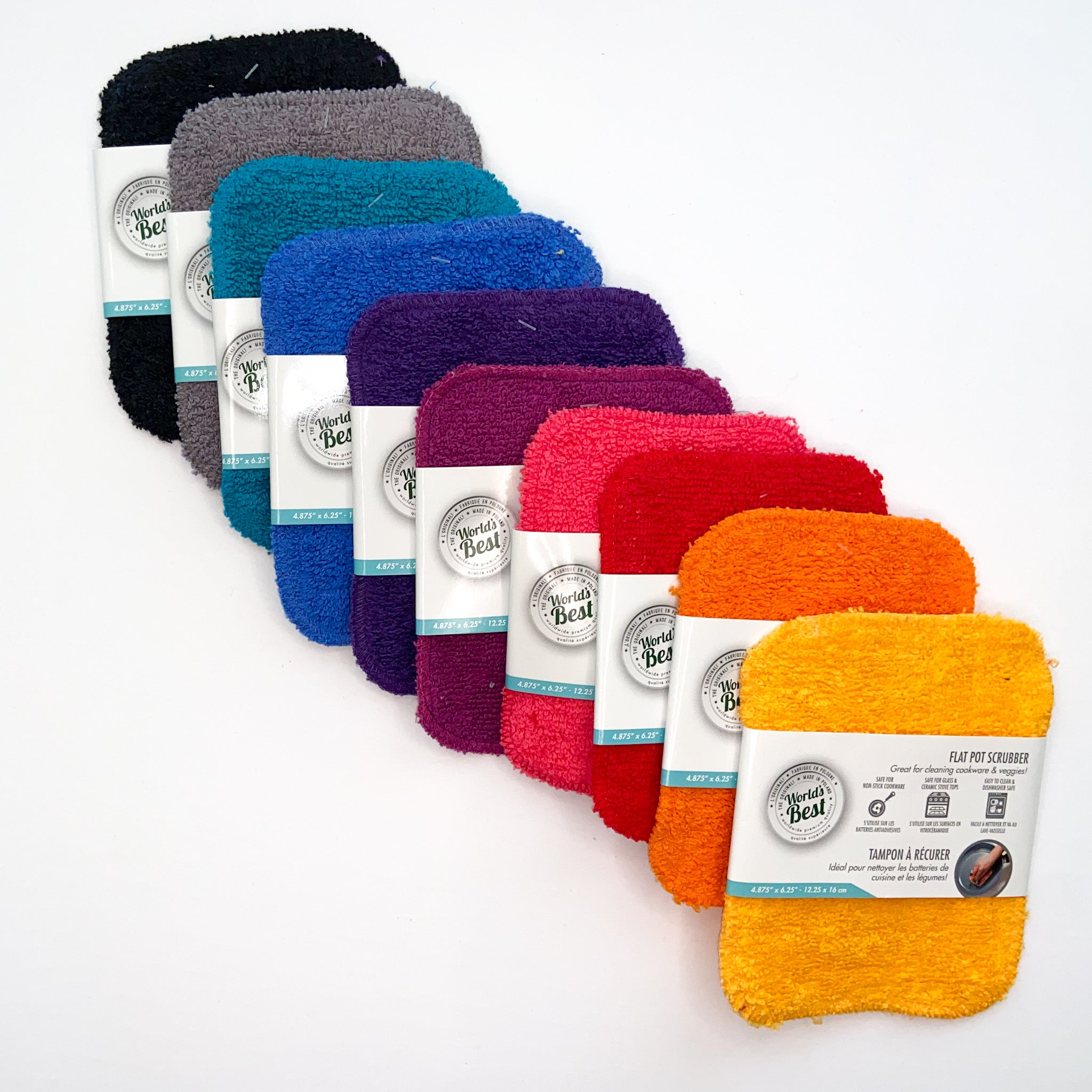 Solid Flat Pot Scrubber