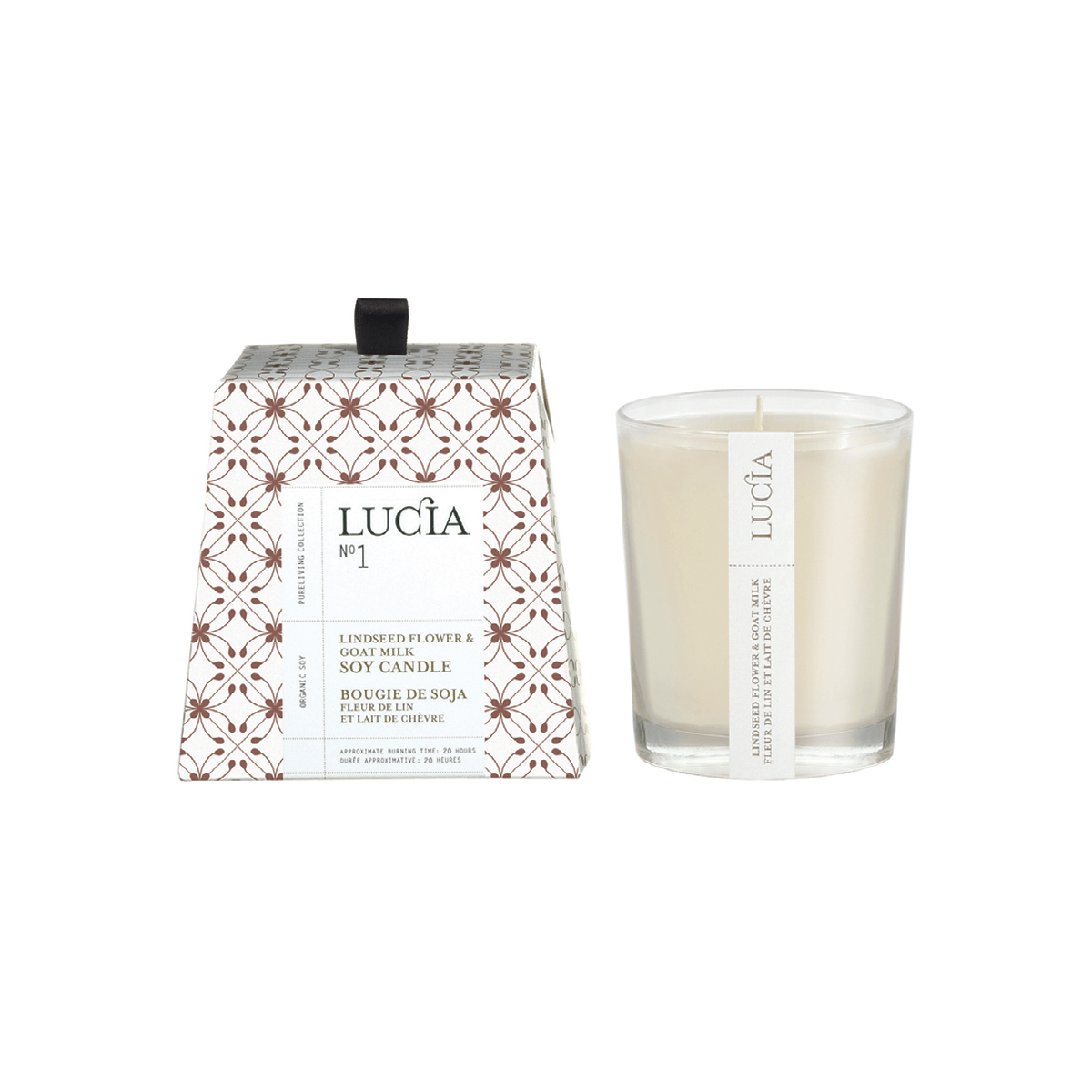 Lucia #1-Linseed & Goat Milk Candles-2 sizes