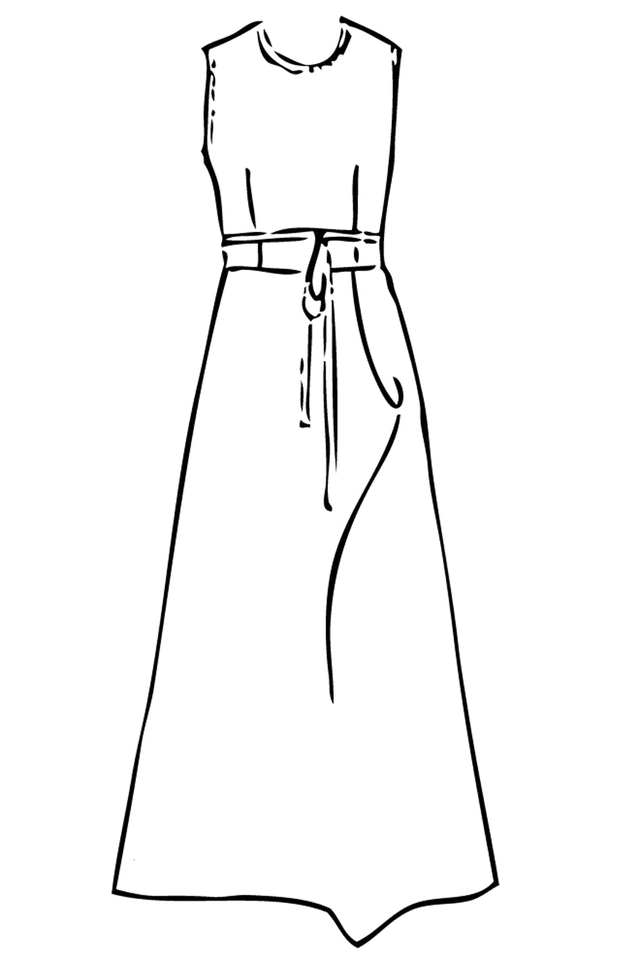 Washed Garden River Dress