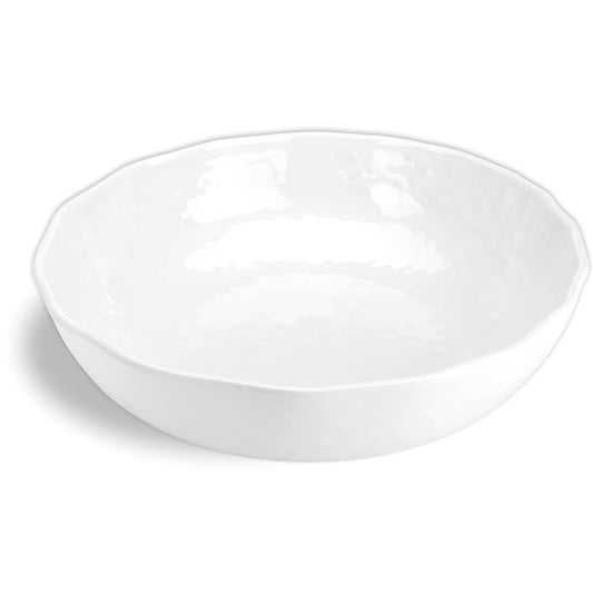 White on White Melamine Bistro Bowl