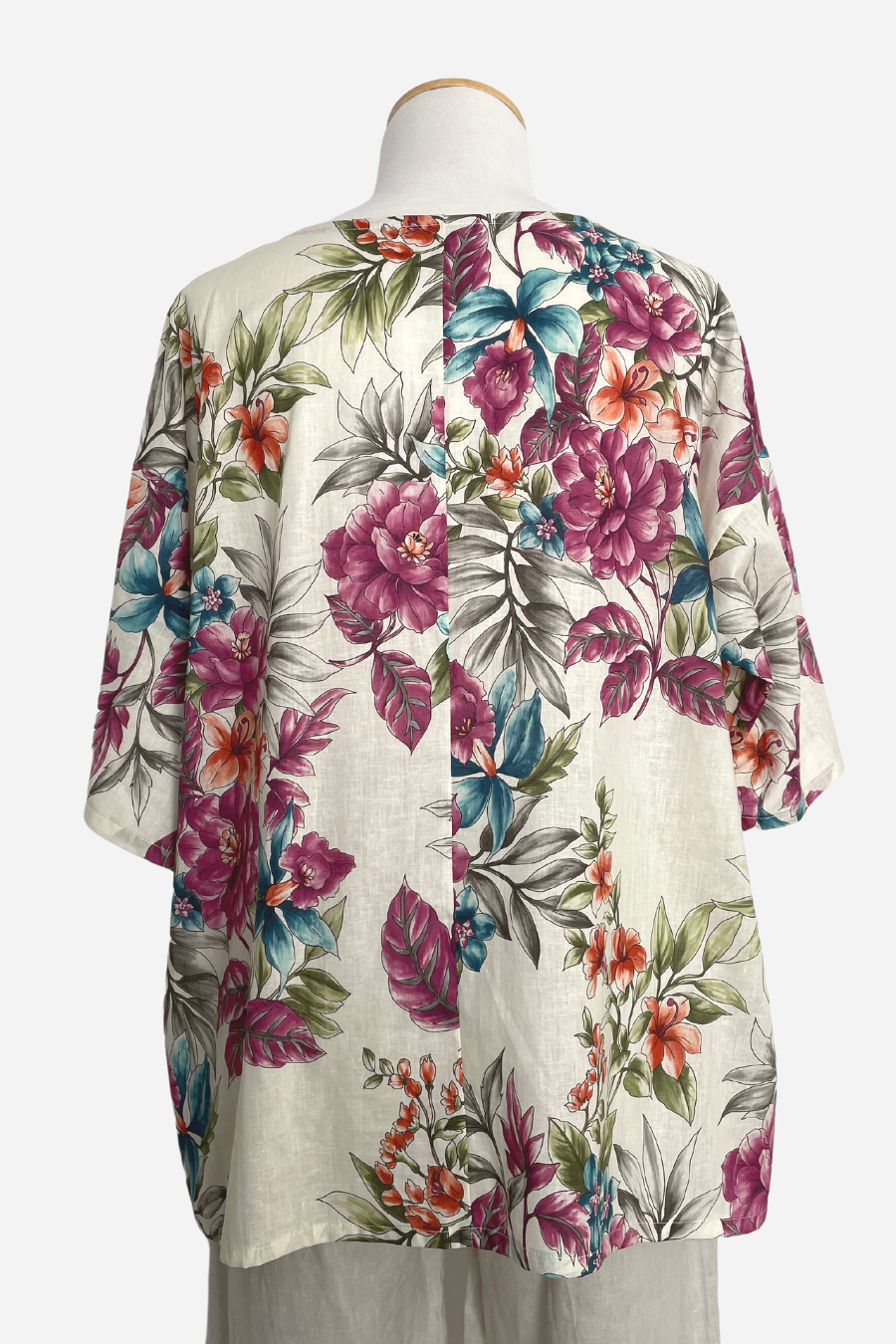 Bex Shirt in Verbania Print Linen Blend Spring 2023