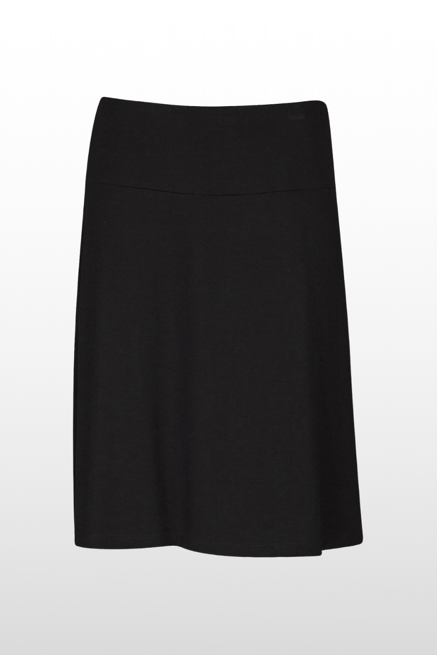 A-line skirt in black