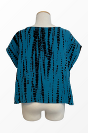 Bess Shirt in Cotton Gauze Print