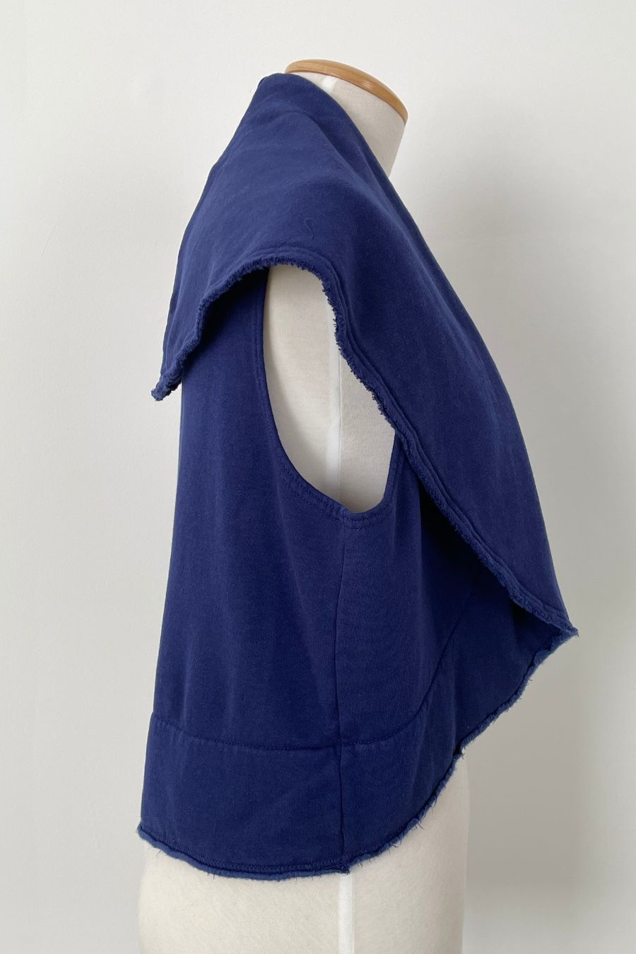 Bamboo Fleece Crop Wrap Vest