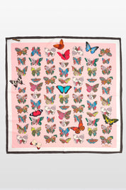 Give Me Butterflies Silk Square Scarf