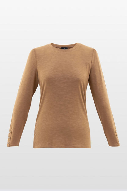 Crew Neck Long Sleeve Top