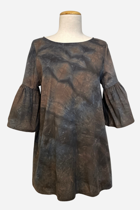 Diego Tunic in Notte Cotton Stretch