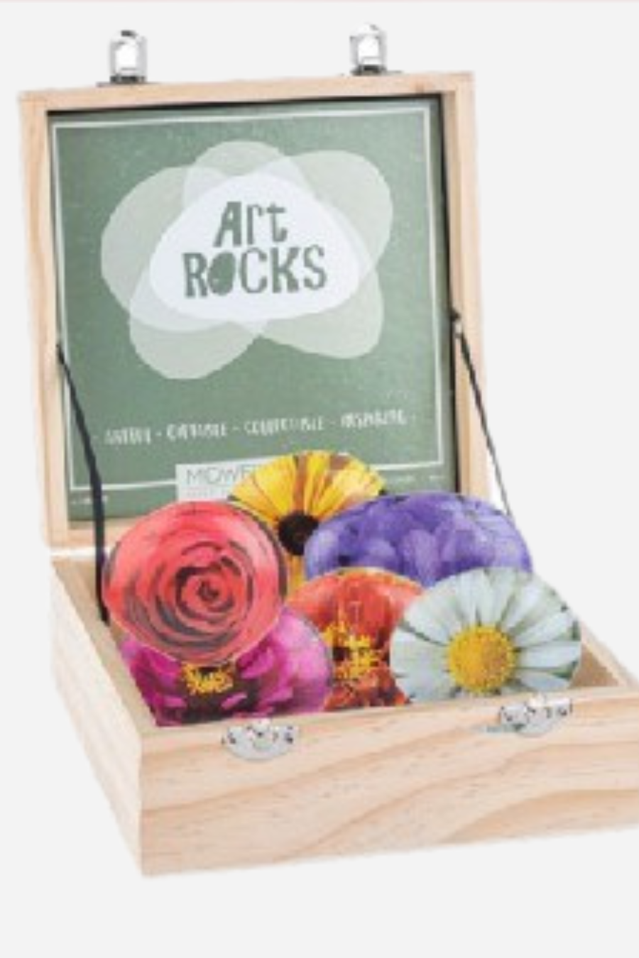 Flower Art Rocks