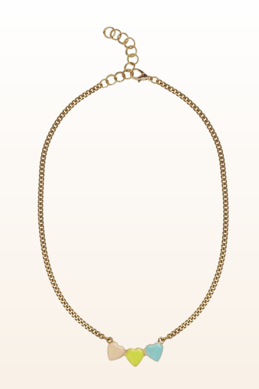 Triple Heart Reversible Necklace