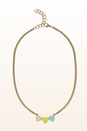 Triple Heart Reversible Necklace