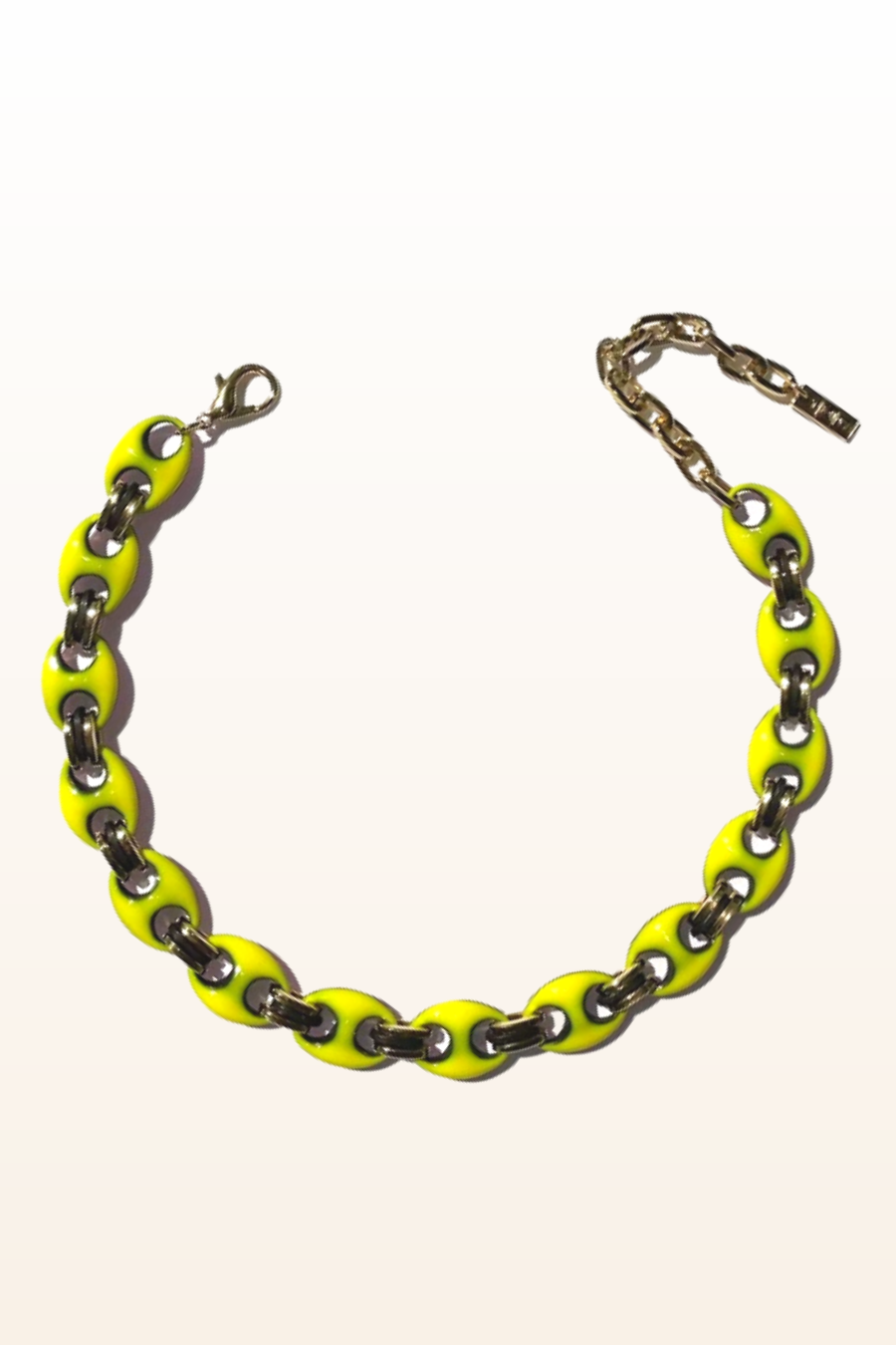 Amherst Reversible Necklace -Pink/Bright Yellow