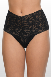 Retro Lace Thong
