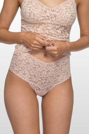 Retro Lace Thong