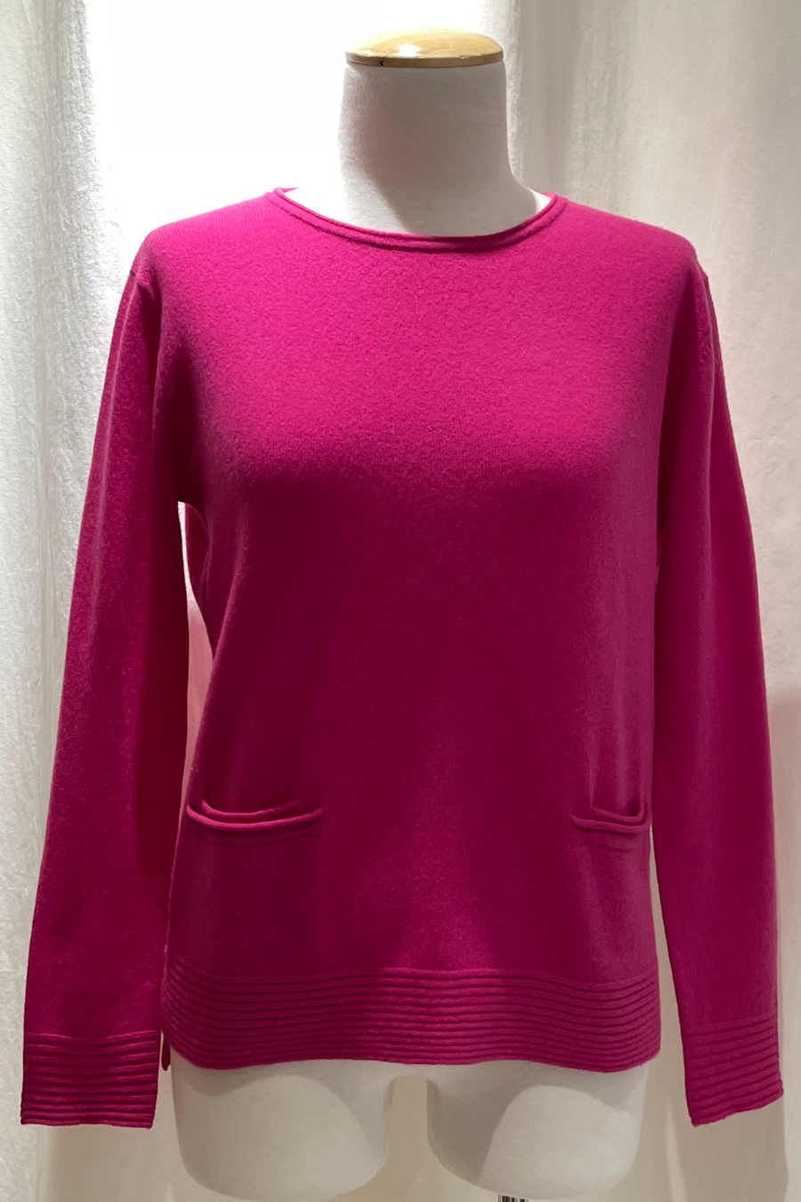 Hot pink cashmere clearance sweater