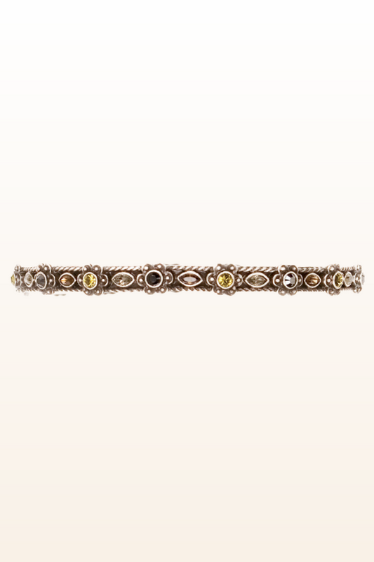 Multicolour Swarovski Crystal Bangle