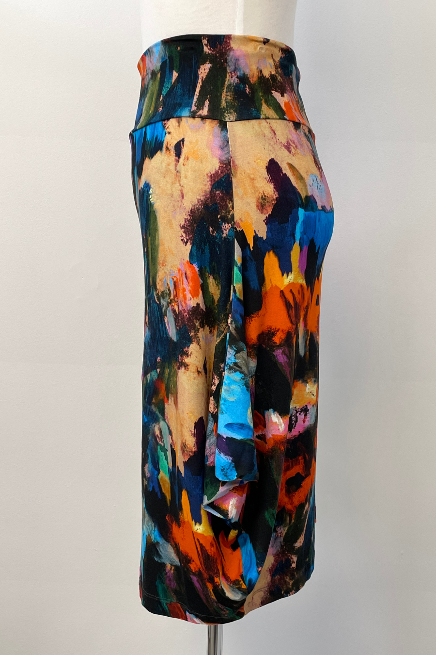 Hamish Skirt in Paletta Print Jersey