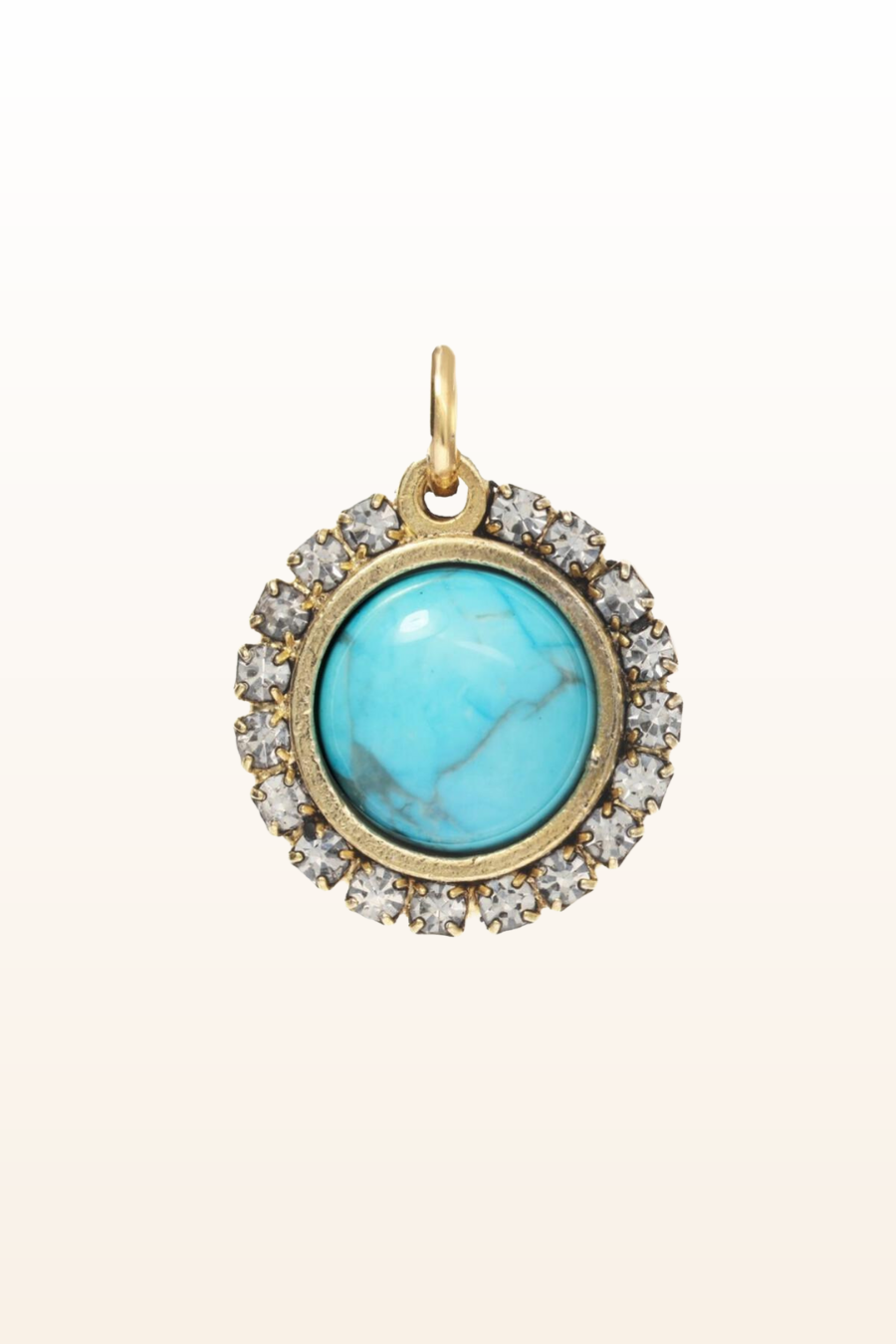 Crystal Border Slide Charm/Pendant