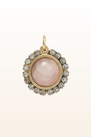 Crystal Border Slide Charm/Pendant