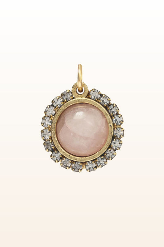 Crystal Border Slide Charm/Pendant