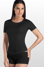 Cotton Seamless Short Sleeve Shirt