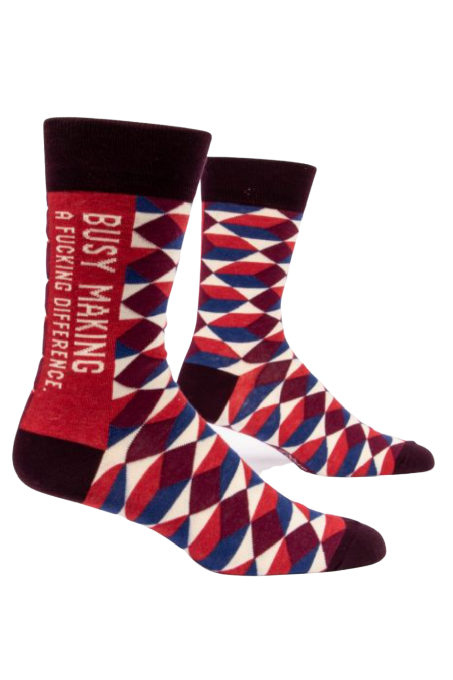 Men's Blue Q Crew Socks