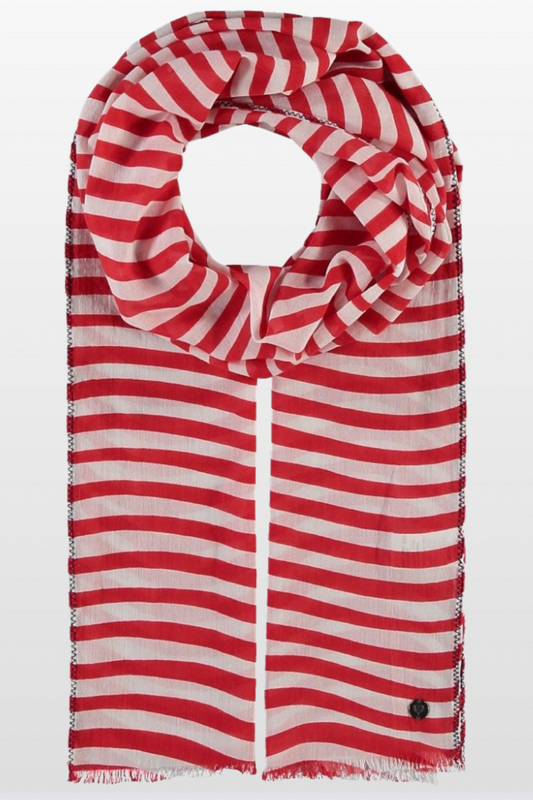Contrast Stitch Wave Scarf