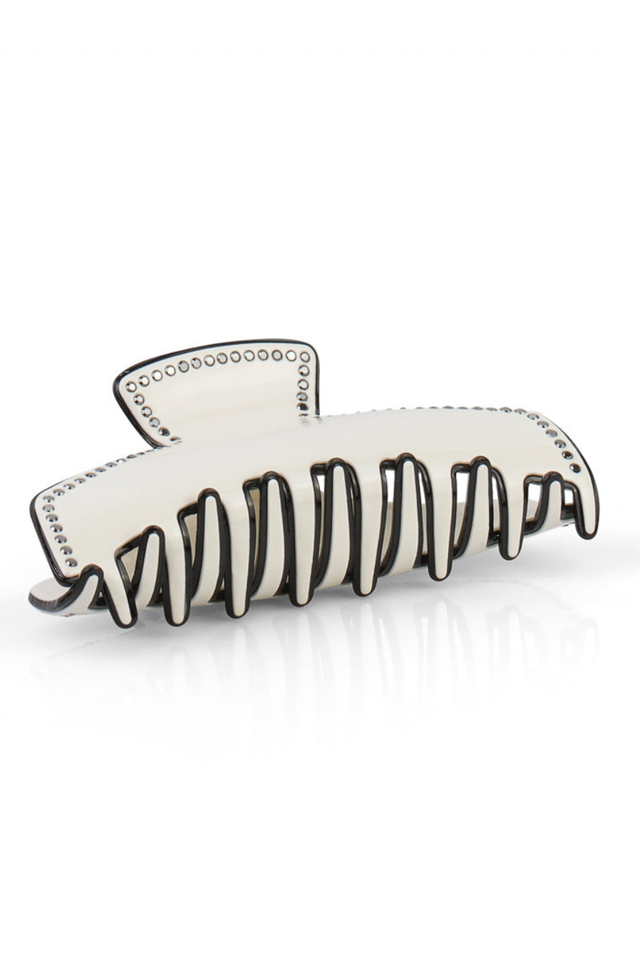 LUXE RECTANGULAR CRYSTAL JAW