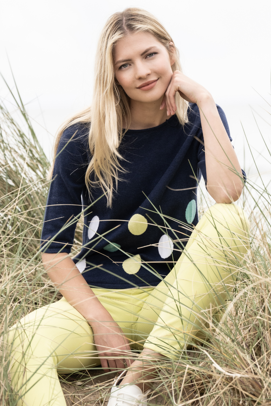 Dot Cotton Sweater ONLINE ONLY