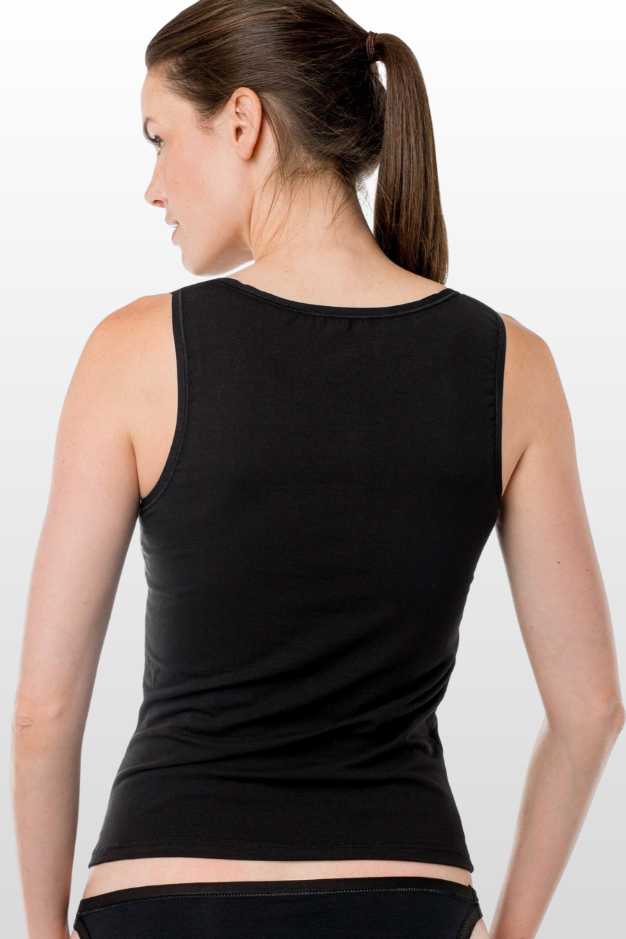 Emmalise Women Layering Basic Short Camisole Cami Adjustable Strap Tank Top  - 2Pk - Black, Charcoal, S at  Women's Clothing store