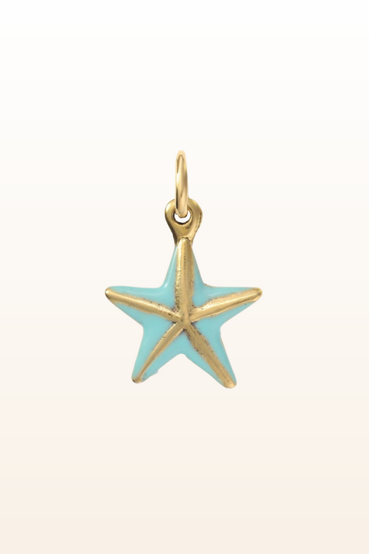 Mini Enamel Star Slide Charm/Pendant
