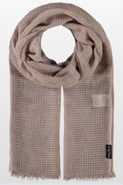 Tonal Grid Solid Scarf