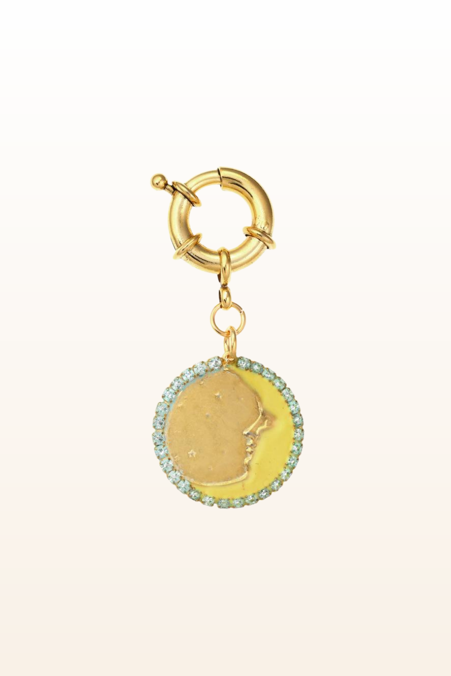 Moon Glow Clip on Charm