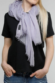 Tonal Grid Solid Scarf